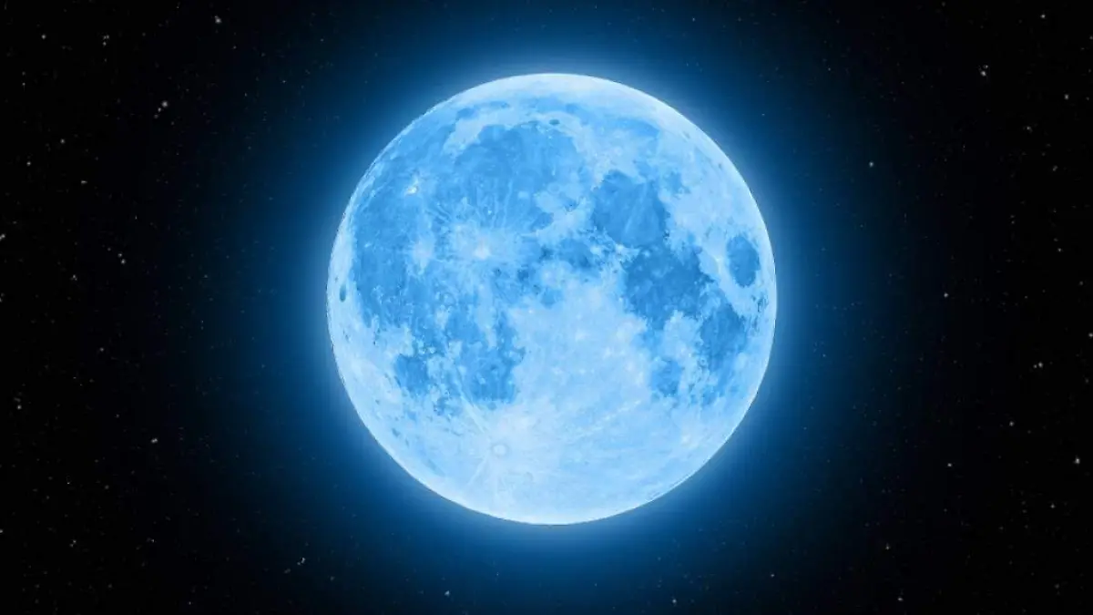 luna azul